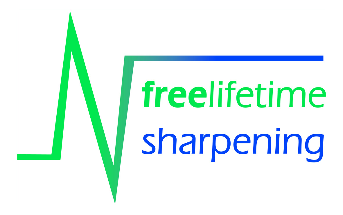 Free lifetime sharpening logo