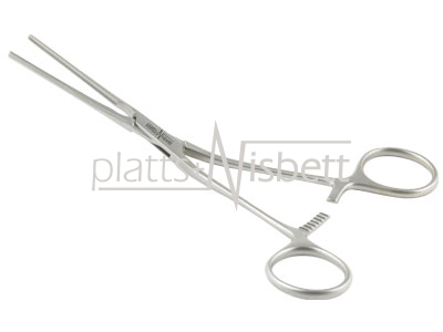 Debakey Coarctation Clamp, Angled Shank - PN0360