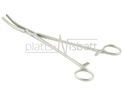 Debakey Hysterectomy Clamp, Slight Curved Jaws - PN0368