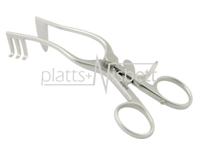 Plester Jansen Retractor, Right Solid Blade - PN0444