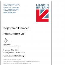 Made In Britain Certificate